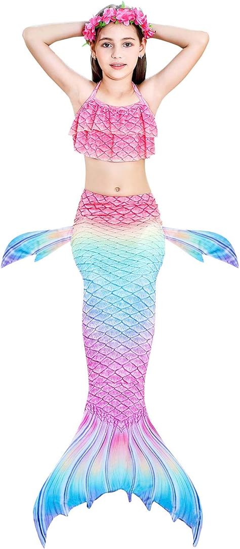 Buy Mermaid Tails Mermaid Tails For Swimming Girls Swimsuit Princess