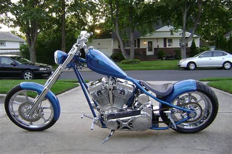 Blue Candy Cfl Built By West Coast Choppers Wcc Of U S A