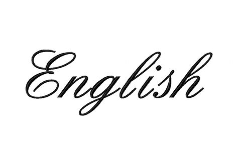 Free English Machine Embroidery Font Set Includes 3 Sizes Daily