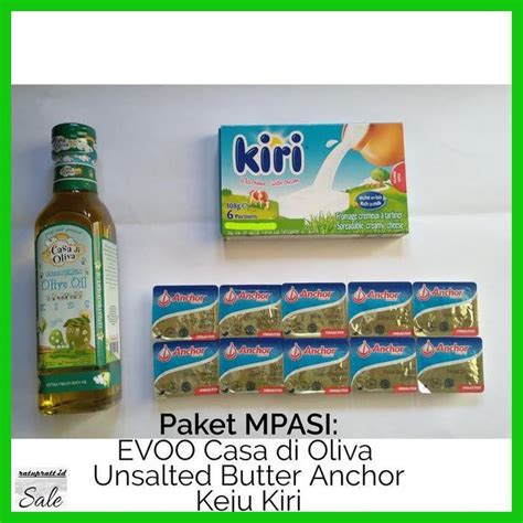 Jual Rekamfood Paket Mpasi Bayi Evoo Casa Di Oliva Ub Anchor Keju Kiri