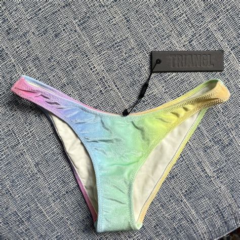 Triangl Maia Rainbow Bottoms Size Xs Brand New With Depop