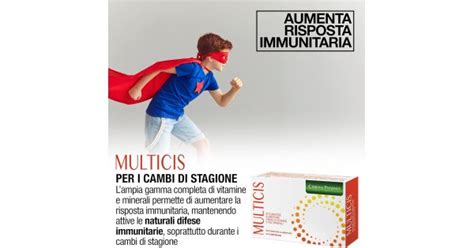 Multicis Integratore Multivitaminico Completo Per Stanchezza Fisica E