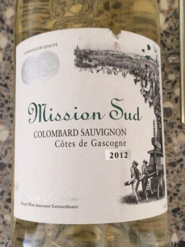 Alain Grignon Mission Sud Côtes de Gascogne Colombard Sauvignon