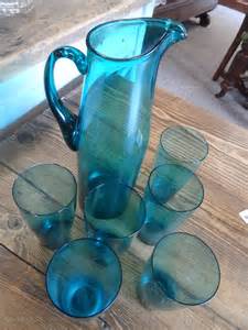 Antiques Atlas Vintage Lemonade Water Jug And Glasses