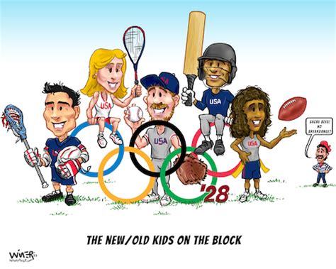 New Players for 2028 Olympics By karlwimer | Sports Cartoon | TOONPOOL