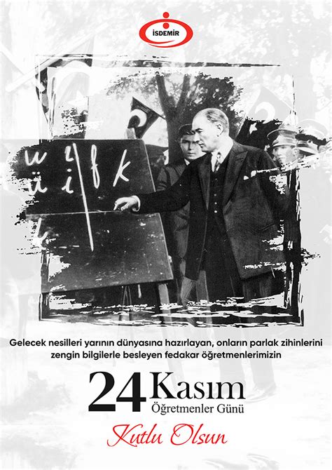 İsdemir den 24 Kasım Öğretmenler Günü Kutlama Mesajı Hatay Metropol