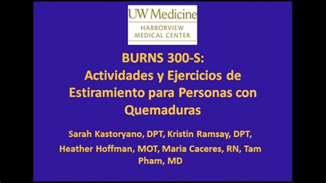 Burns S Actividades Y Ejercicios De Estiramiento Para Personas Con