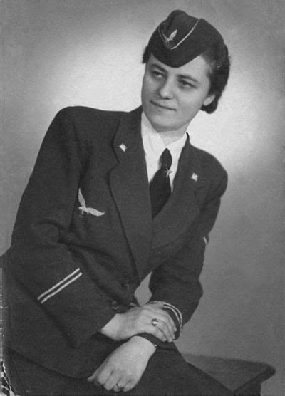 Luftwaffehelferinnen Officer With Cuff Titles In Addition To Her