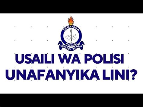 Ajira Za Jeshi La Polisi Majina Ya Walioitwa Kwemye Usaili Wa