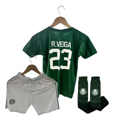 Conjunto Infantil Palmeiras Kit Pe As Personalizado Jogador