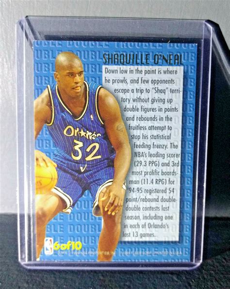 Shaquille O Neal Fleer Ultra Double Trouble Basketball Card