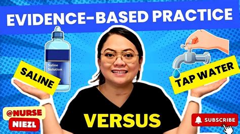 Saline Vs Tapwater Osce Evidence Based Practice Nurseniezl