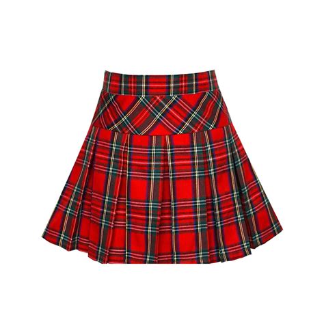 Sunny Fashion - Girls Skirt Back School Uniform Red Tartan Skirt 13-14 ...