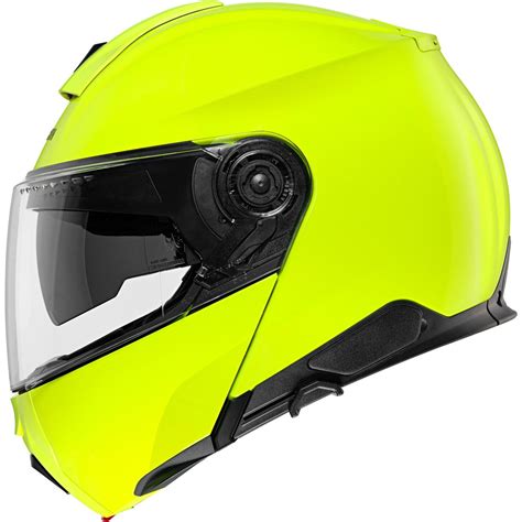 Schuberth C5 Solid Fluo Yellow Gr 61 Klapphelm Motorradhelm ECE2206