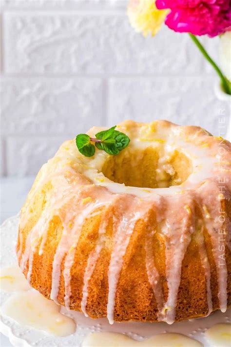 Lemon Bundt Cake with Glaze - Yummi Haus