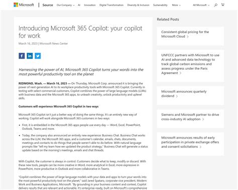 Introducing Microsoft 365 Copilot