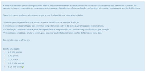 A Minera O De Dados Permite S Organiza Es Analisar Dados