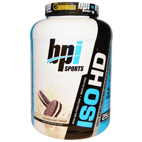 BPI Sports ISO HD 100 Whey Protein Isolate Hydrolysate Cookies