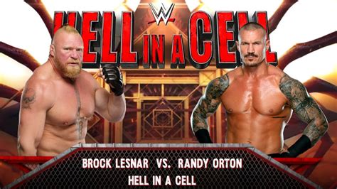 Randy Orton Vs Brock Lesnar Wwe Gameplay 2k23 Hell In A Cell Match Wwe Gameplay Randyorton