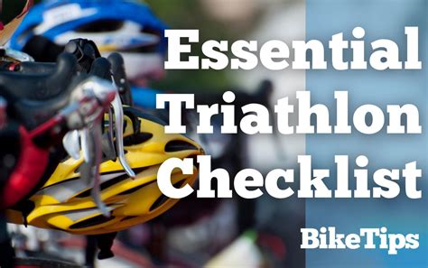 The Essential Triathlon Checklist: Get It Right On Race Day