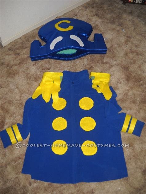 Homemade Captain Crunch Halloween Costume