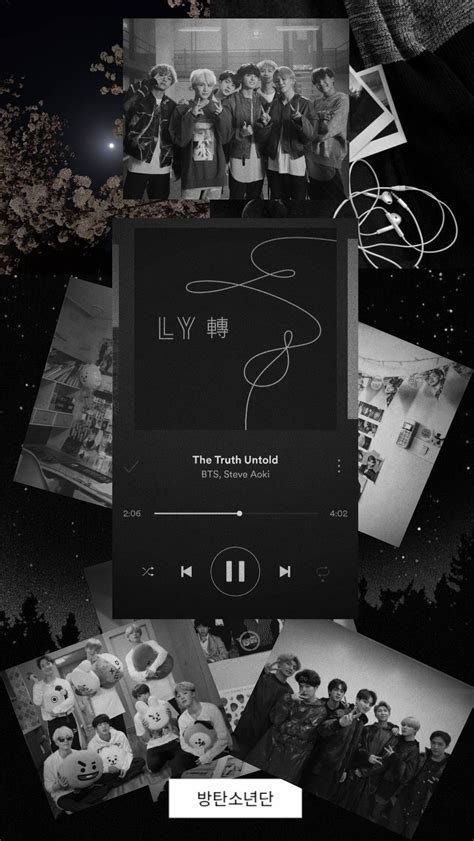 BTS Dark Aesthetic Wallpaper