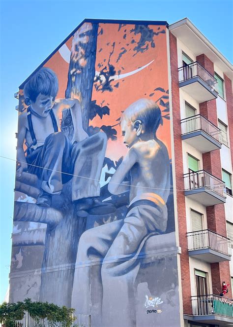 Nichelino Nuovo Murales Dedicato A Italo Calvino Centotorri