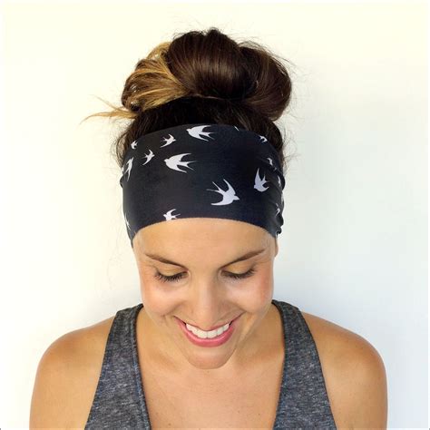 Yoga Headband Workout Headband Fitness Headband Running Etsy