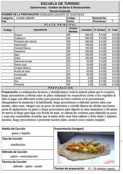 Descubrir 30 Imagen Ejemplos Receta Estandar Abzlocal Mx