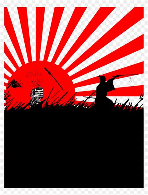 Download Samurai Clipart Japan Flag - Imperial Japanese Flag Background ...