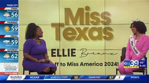 Cw39 Miss Texas America 2023 Ellie Breaux Interviewed By Sharron Melton