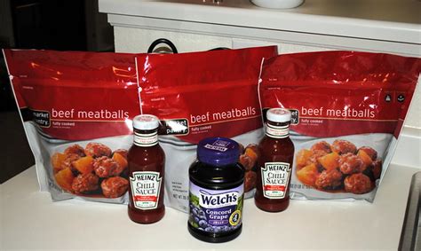 grape jelly heinz chili sauce meatballs