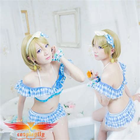 Love Live Awakening Koizumi Hanayo Sexy Bikini Swimsuit Cos Suits