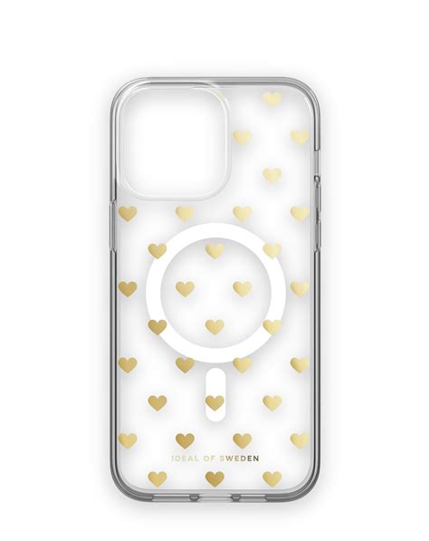 Clear Case Magsafe Iphone 14 Pro Max Golden Hearts Ideal Of Sweden