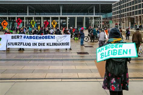 Climate Activists Protest Opening of New Berlin Brandenburg BER Airport ...