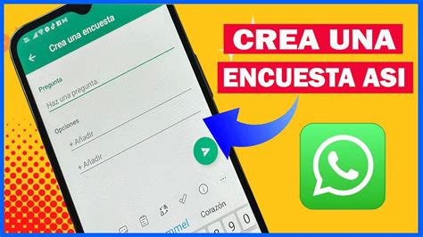 Como Hacer Encuestas En Whatsapp Paso A Paso Youtube