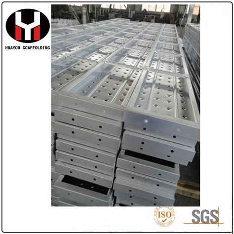 Bs Mm Mm Gi Plank Scaffolding Steel Board Metal Palnk Steel