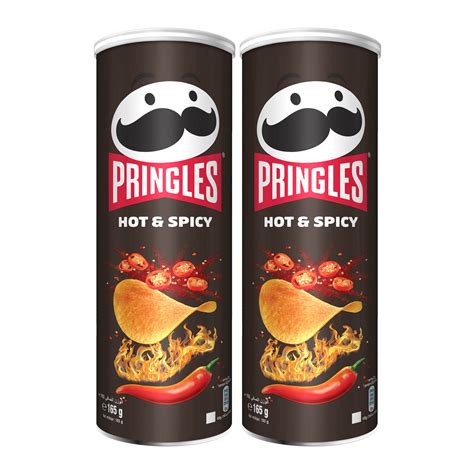 Buy Pringles Hot Spicy Flavour Potato Chips G Each Pack Of