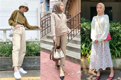 Inspirasi Outfit Hijab Pakai Busana Rajut Ala Selebgram Yang Stylish