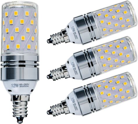 Sagel E12 Led Corn Bulbs 12w 100w Incandescent Bulbs Equivalent 3000k Warm White Candelabra