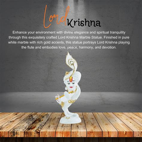 lord krishna idol marble statue hindu god idol  home decor pooja