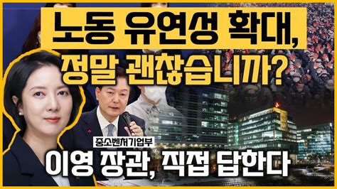 최경영의 최강시사 31일이면 나는 범법자 두목연장근로 일몰제 국회 결단해야“ 이영 장관 중소벤처기업부｜kbs