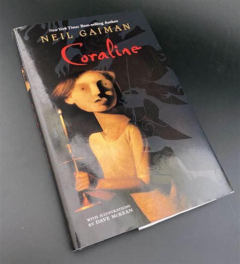 Neil Gaiman Signed Coraline Hc 1st Ed 1st Pr Sketch Marbles Psa Dna Autographed 9780380977789