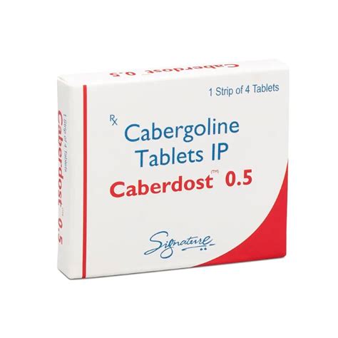 cabergoline mg tablets cabgolin caberlin  side effects