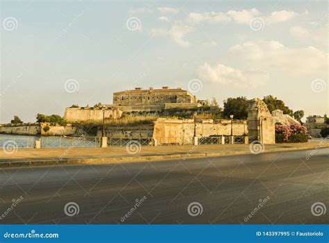 Sights of Swabian Castle in Augusta - Sicily Stock Image - Image of ...