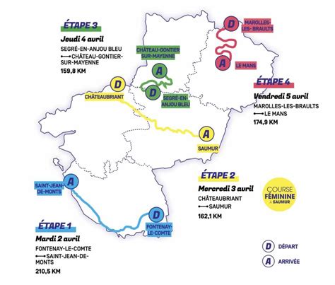 R Gion Pays De La Loire Tour Parcours D Taill