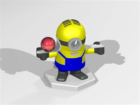 Minion Stuart For A Marble Run By Mkdesign Makerworld