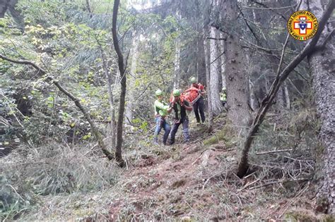 Branzi Fungaiolo Torinese Scivola Nel Bosco E Si Fa Male Al Ginocchio