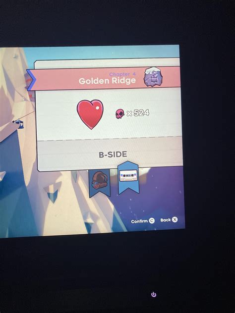 Beat chapter 4 B-side. Not as frustrated this time (I changed and grew
