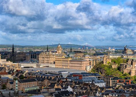 edinburgh cityscape poster picture metal print paint  socratubik